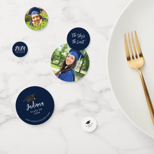 Confeti Fiesta de Graduación 2024 Script Photo Grad (Grupo)