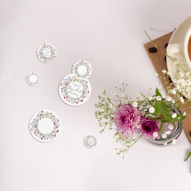 Confeti Fiesta de jardín francés con flores para baby show (French Garden Party flower bridal shower Confetti)