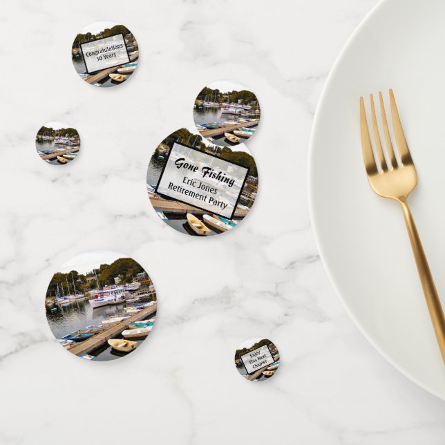 Confeti Fiesta de Jubilación de Pescado Desaparecido (Grupo)