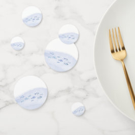 Confeti fiesta de segundo cumpleaños de un niño de