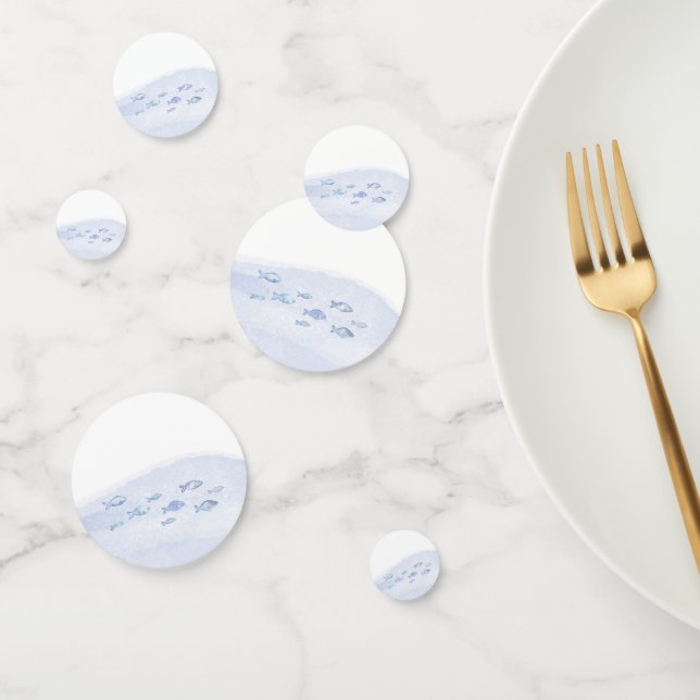 Confeti fiesta de segundo cumpleaños de un niño de (Grupo)