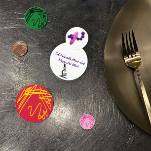 Confeti Fiesta De Semana Laboral En El Microlaboratorio