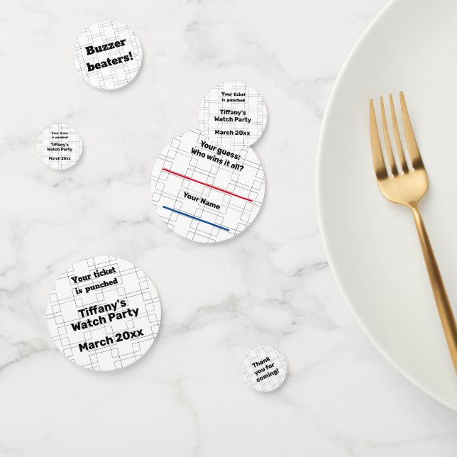 Confeti Fiesta de Vigilancia Deportiva del Torneo de Elimi (Grupo)