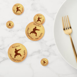 Confeti Fiesta moderno Karate Artes Marciales Feliz cumple