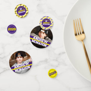 Confeti Fiesta Personalizada de Graduación con Foto de Col