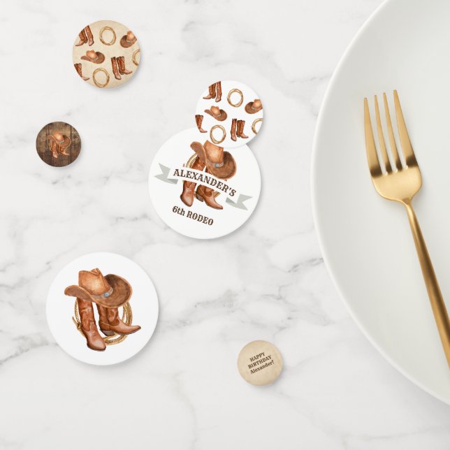 Confeti Fiesta temática de Vaqueros y Vaqueras (Grupo)