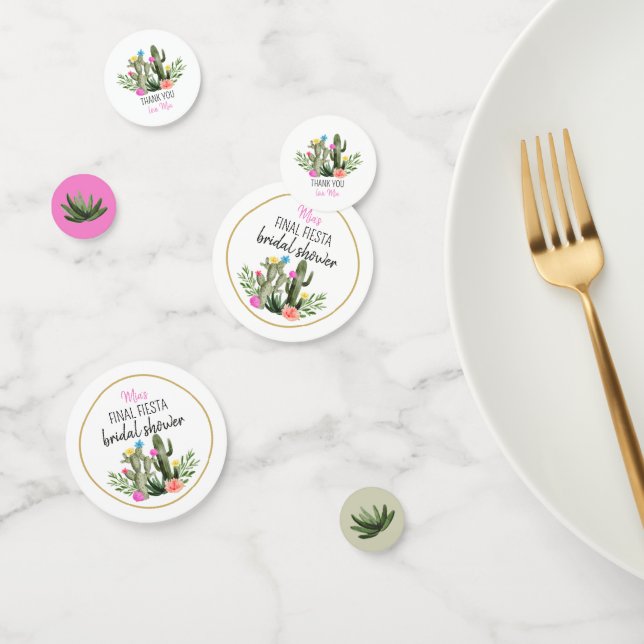 Confeti Final Fiesta Personalized Party (Grupo)