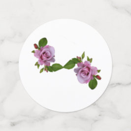 Confeti Floral azul y violeta