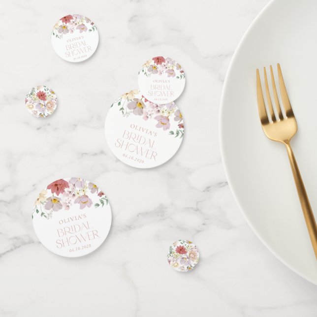 Confeti Flores Coloridas, Flores Silvestres, Boho, Despedi (Grupo)