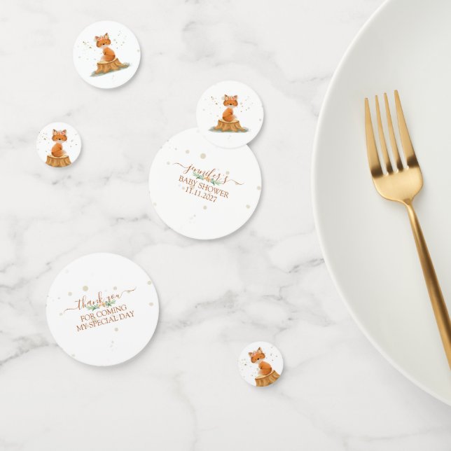 Confeti Flower Crown Fox Party (Grupo)