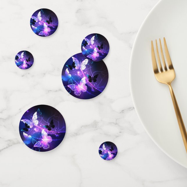 Confeti Fondo con mariposas nocturnas (Grupo)