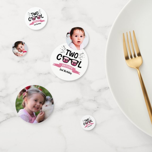 Confeti Foto de dos Chicas de Guay Fiesta de cumpleaños (Grupo)