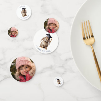 Confeti Foto de graduación de jardín de infantes lindo con