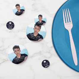 Confeti Foto de graduación moderna de Guy Grad