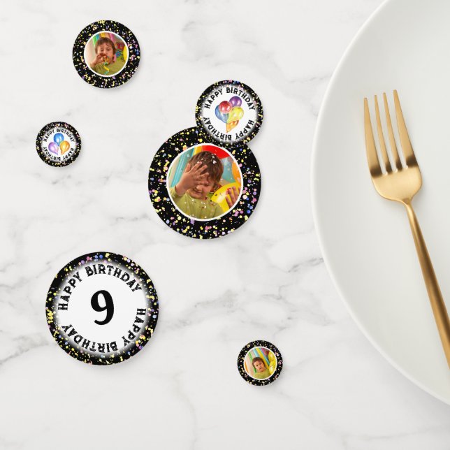 Confeti Foto del Personalizado de cumpleaños de un niño ne (Grupo)