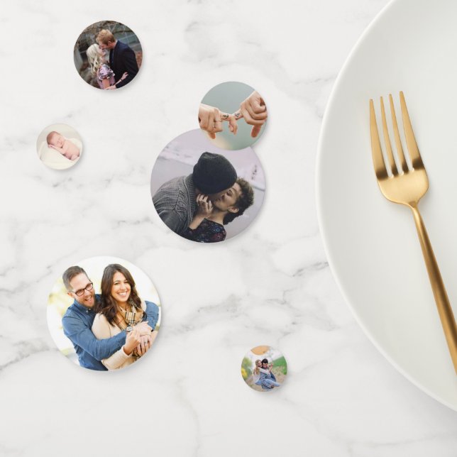 Confeti Foto personalizada | Celebración del fiesta (Grupo)