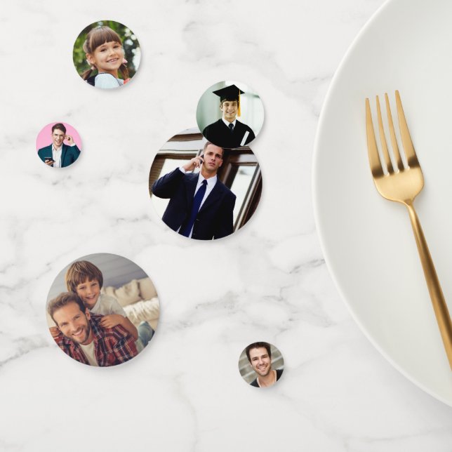 Confeti FOTOS PERSONALIZADAS personalizadas (Grupo)