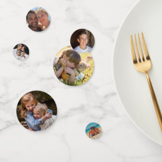 Confeti Fotos personalizadas únicas