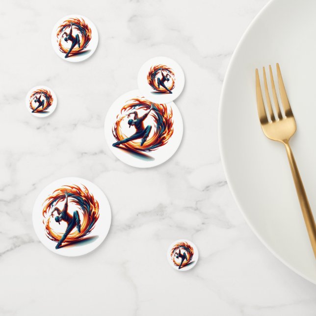 Confeti Fuego callejero de ruptura con energía urbana (Grupo)