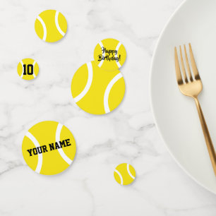 Confeti Fuentes de la fiesta de cumpleaños del tenis del