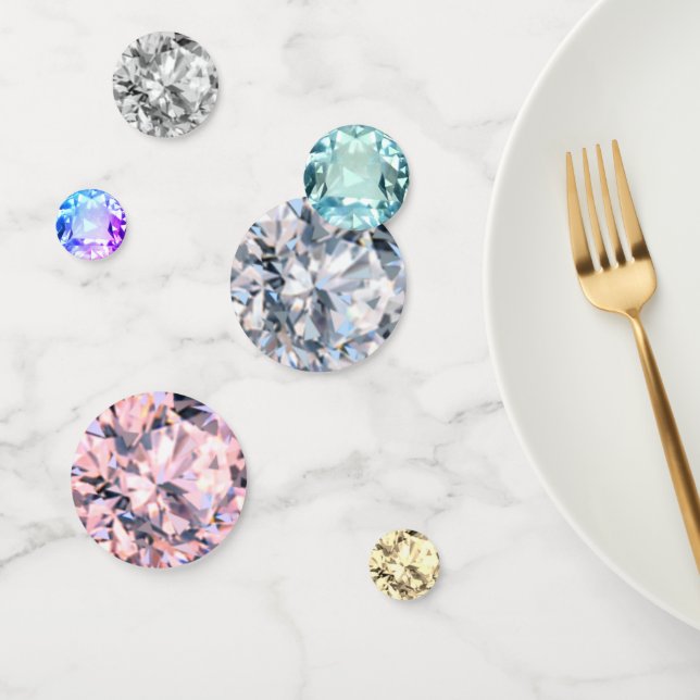 Confeti Gemstones para Fiesta Chic (Grupo)