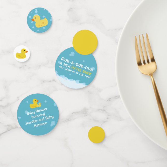 Confeti Género neutro en Baby Shower del duque de goma (Grupo)