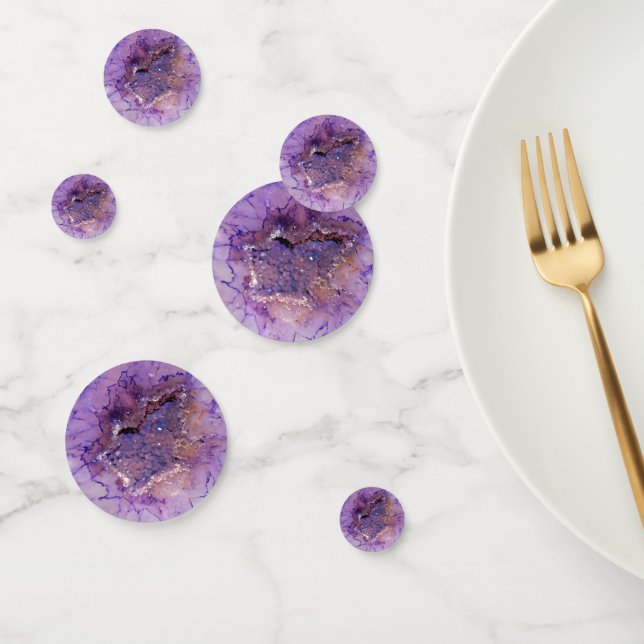 Confeti Geode de Amethyst Falln (Grupo)