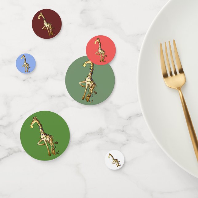 Confeti Giraffe brillante (Grupo)