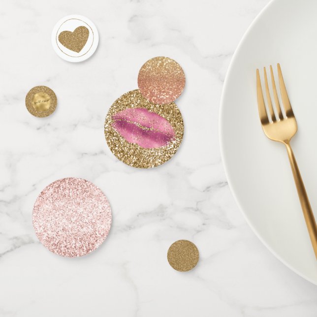 Confeti Glitz Glam Purpurina Sparkle Personalizado (Grupo)