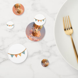 Confeti Globo de aire caliente conejo festivo - Bungalows 