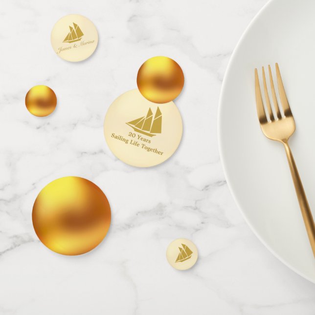 Confeti Golden Sailing Life (Grupo)