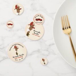 Confeti Gracias por venir a un bombero Baby Shower