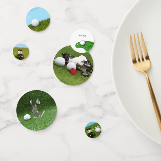 Confeti Graduación de golf (Grupo)