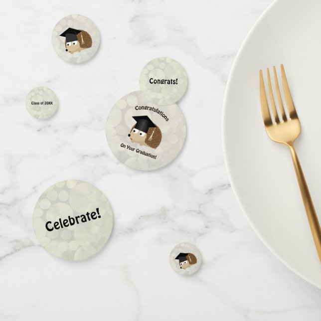 Confeti Graduación Hedgehog (Grupo)