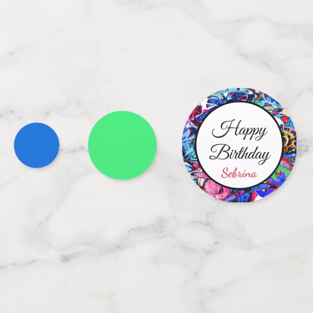 Confeti Graffiti (Reversos)