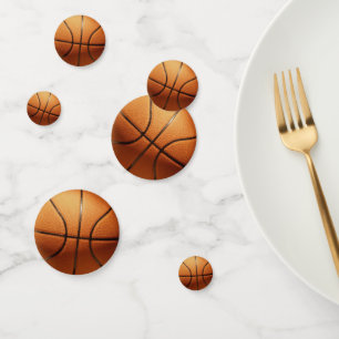 Confeti Gran Naranja de baloncesto,