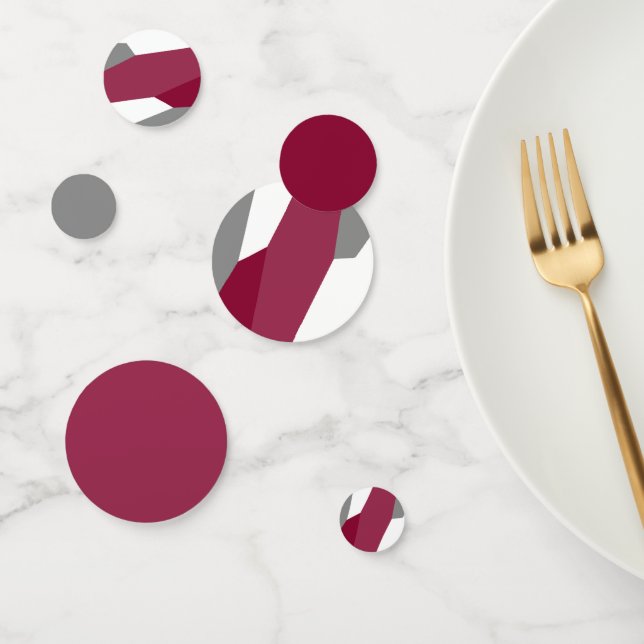 Confeti Gris rosa y (Grupo)