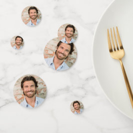 Confeti Groom Face 6 Photo Bachelorette Party