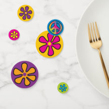 Groovy paz hippie y poder floral