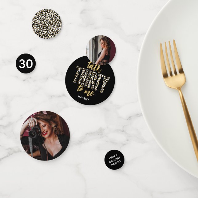 Confeti ¡Hable TREINTA! 30.º Fiesta de cumpleaños (Grupo)