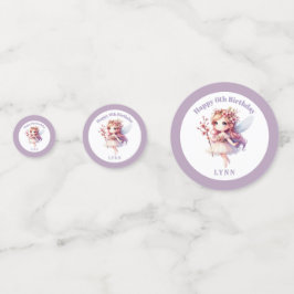 Confeti Hada Floral Caprichosa Personalizada