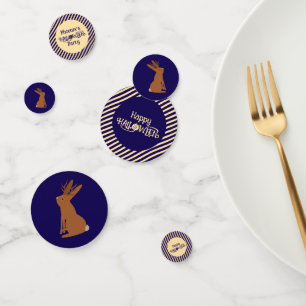 Confeti Halloween Jackalope Trick o Tret Personalizado