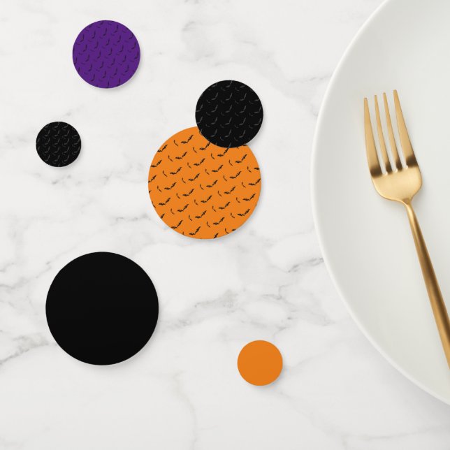 Confeti Halloween/murciélago (Grupo)