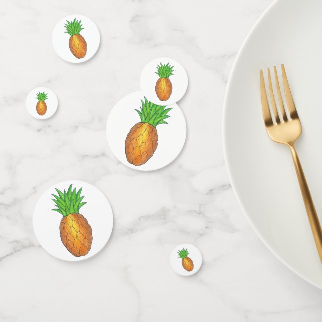 Confeti Hawai HI Isla Tropical de Piña de Hawái (Grupo)