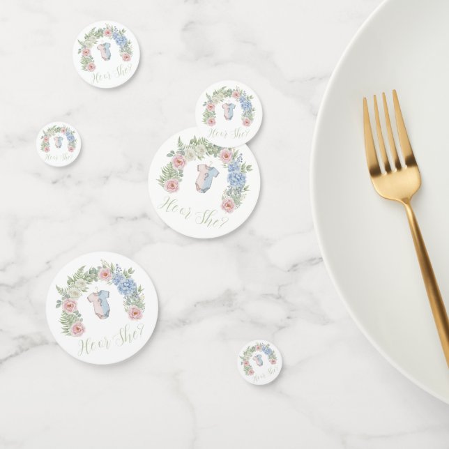 Confeti He or She? Botanical Gender Reveal (Grupo)