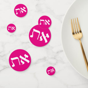 Confeti Hebreo Aleph-Tav