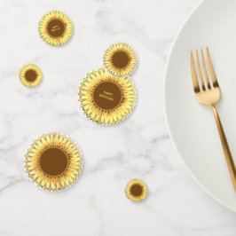 Confeti Hermoso girasol