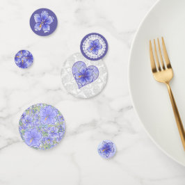 Confeti Hibiscus & lace BLUE