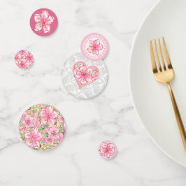 Confeti Hibiscus & lace PINK