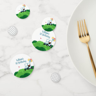 Confeti Hoyo En Un Golf Par-Tee Primer Cumpleaños